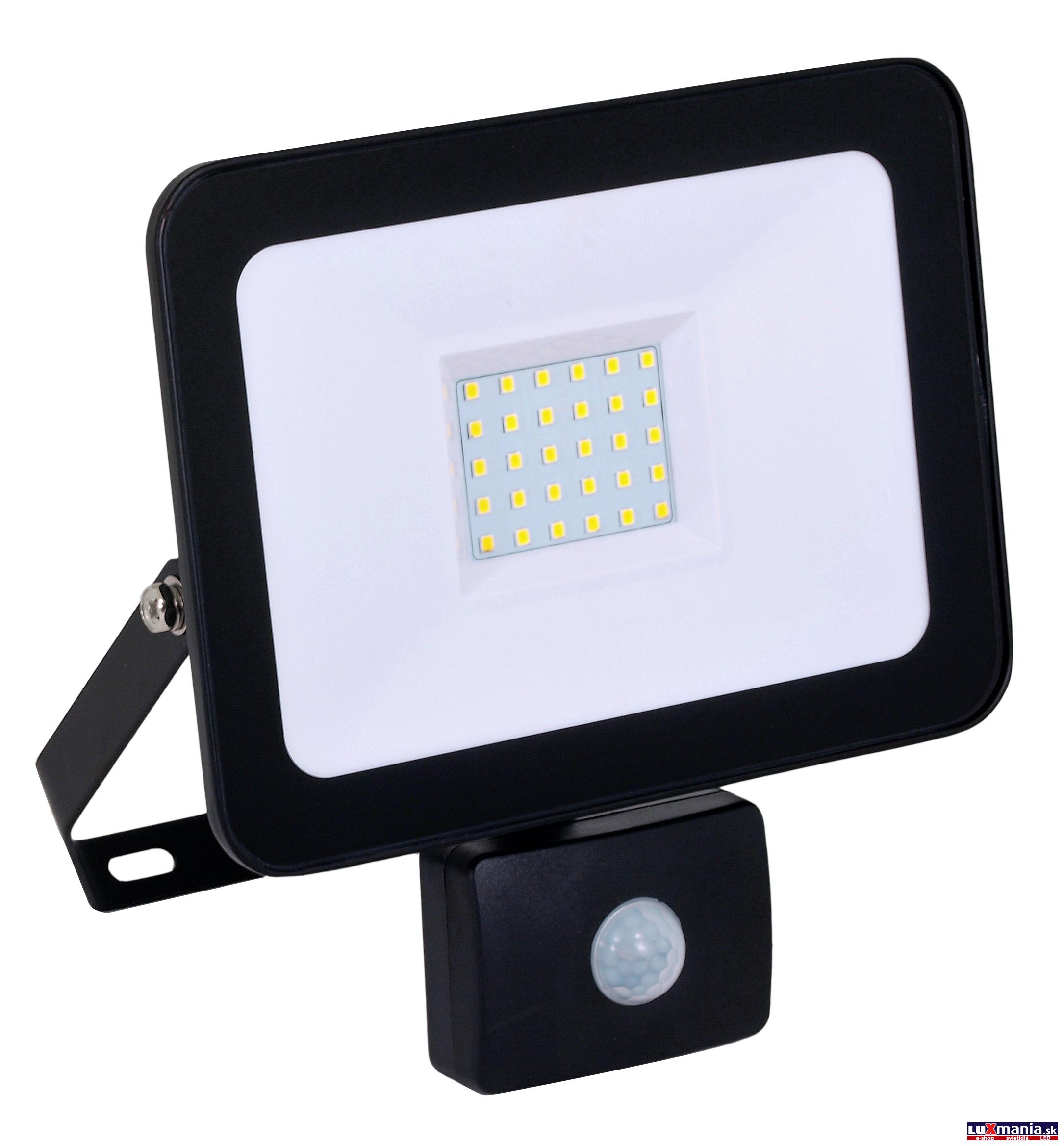 LSFL LED SMD 30 W reflektor + PIR senzor PROFI SLIM