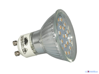 ARGUS LIGHT LED - GU10 - 4,0W - 350lm - WW-teplá 
